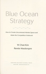 Blue Ocean Strategy cover